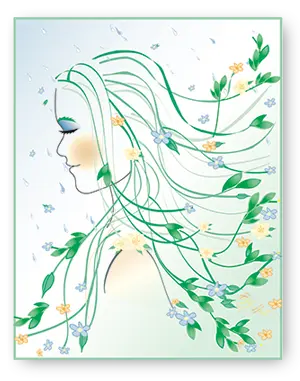 Seasonal Lady-Spring