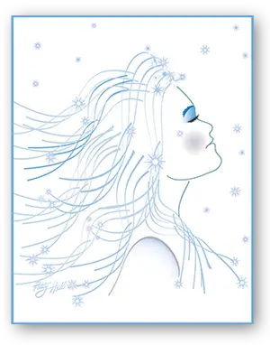 Seasonal Lady-Winter